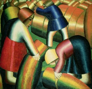 Die Roggenernte, 1912